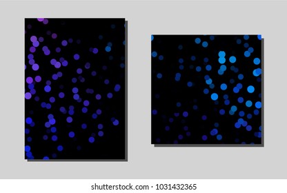 Light Blue, Redvector pattern for posters. Modern abstract design concept with colorful gradient. Pattern can be used as a template for calendars.