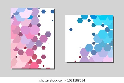 Light Blue, Redvector template for landing pages. Modern abstract design concept with colorful gradient. Pattern for beautiful business cards, folders.