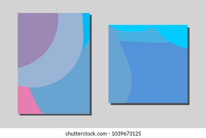 Light Blue, Redvector template for landing pages. Glitter abstract design concept with text box. The pattern can be used for any ad, booklets.