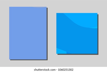 Light Blue, Redvector template for landing pages. Modern abstract design concept with colorful gradient. Beautiful design for cover of notepads.