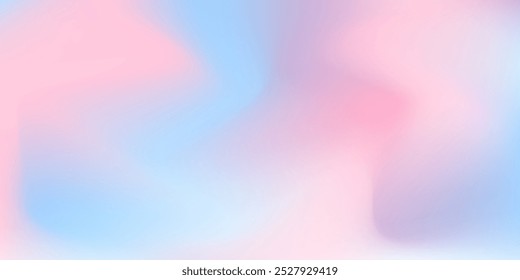 Fundo de gradiente azul claro e rosa rosa, textura suave abstrata. Padrão de gradação de onda vetorial