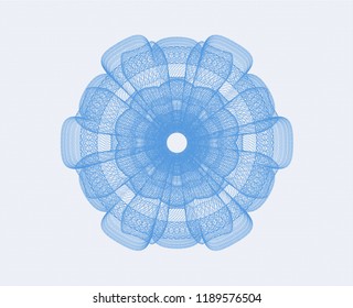 Light blue rosette (money style emblem)