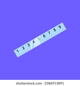 light blue ruler for learning