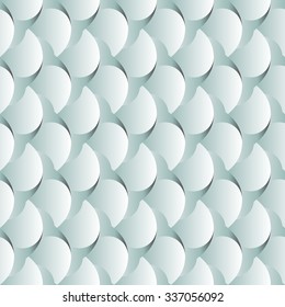 Light blue scale bubble vector pattern.