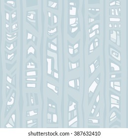 Light blue seamless ethnic vertical pattern. Vector