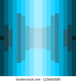 Light blue shade rectangle abstract background.