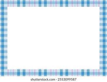 Hellblaues Schäfer-Kontrollmuster, Tartan-Kontrollmuster-Rahmen, Hintergrundgrafik