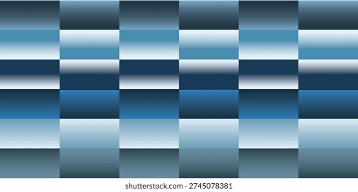 Light Blue Sky Blue Cobalt and Navy Metallic Gradient Color Palette.