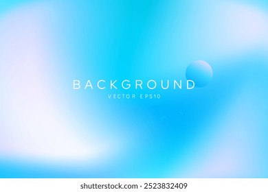 Diseño de Vector de fondo de gradiente de color azul claro