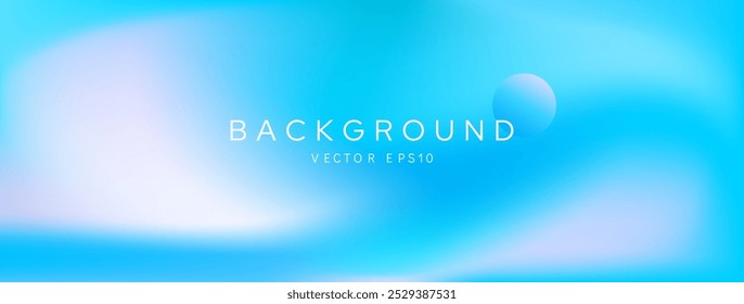 Diseño de Vector de fondo de Anuncio degradado de color azul claro