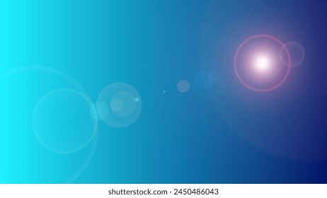 Light blue sky color lense effect premium background. Wallpaper background For Web and Mobile Applications, business infographic and social media, modern decoration, art illustration template design. 