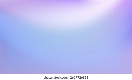Light Blue smooth abstract gradient background. Holographic blurred abstract bg. Wave flow wallpaper. Vector illustration, EPS 10.