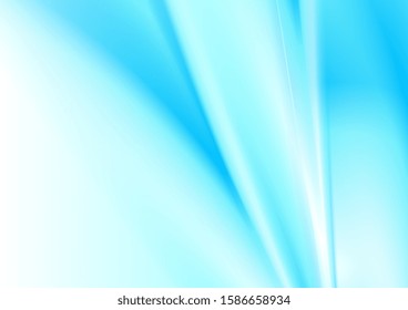 Hellblaue, glatte Streifen abstrakter, fließender Hintergrund. Flüssige Farbverläufe, Vektordesign