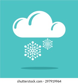 Light blue snowflake icon