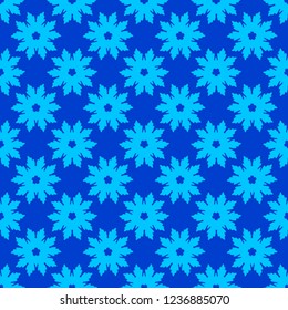 Light blue snowflakes on dark background
