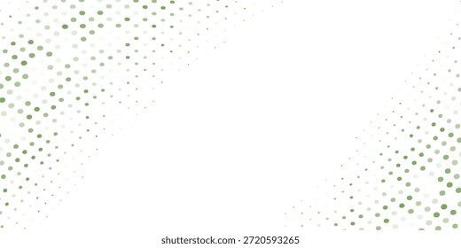 Light blue, soft green, dark green vector red banner with set of circles, dots. Donuts simple on white background. Creative design