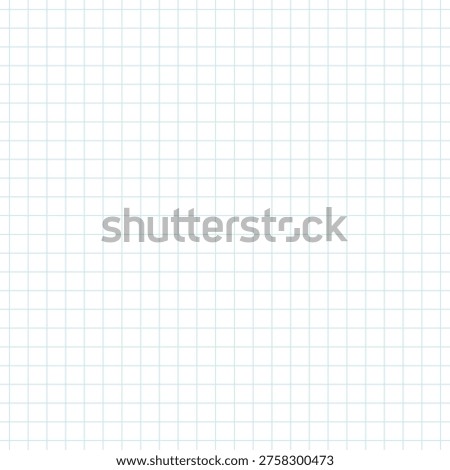 Light blue solid line graph paper background, grid pattern, seamless pattern