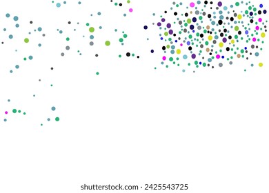 Light blue spheres shape vector pattern design for posters, banners, Blurred decorative abstract with bubbles.