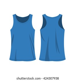 light blue sport top vector