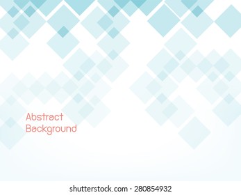 light blue square geometric abstract background with space