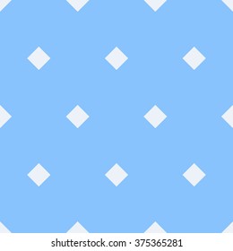 Light blue squares on blue background. Abstract seamless vector pattern.