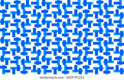 light blue and blue stair abstract step of rectangular block repeat pattern, replete image, design for fabric printing, patter print, square