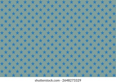 Padrão de estrela azul clara no plano de fundo azul-escuro - design de vetor contínuo