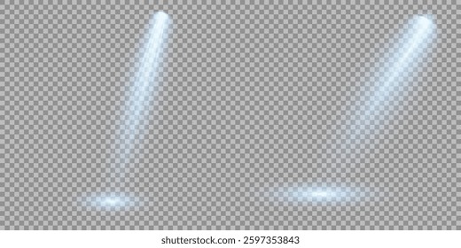 Light blue Star, Soft Sunny Sparkle. Glowing abstract isolated light effects lens. Spotlight and Star with Bokeh and Dust Effect. Glowing Abstract. Lens flash, explosion, spark.