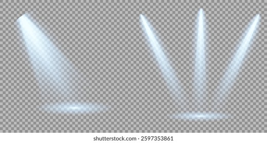 Light blue Star, Soft Sunny Sparkle. Glowing abstract isolated light effects lens. Spotlight and Star with Bokeh and Dust Effect. Glowing Abstract. Lens flash, explosion, spark.