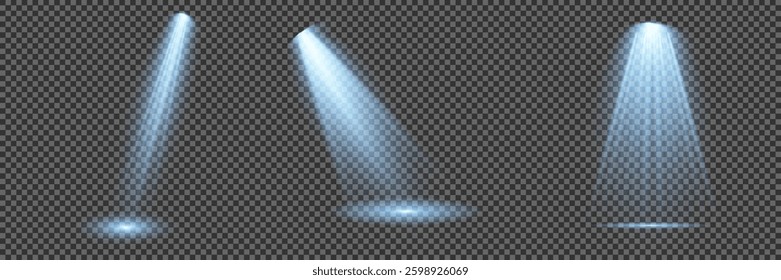Light blue Star, Soft Sunny Sparkle. Glowing abstract isolated light effects lens. Spotlight and Star with Bokeh and Dust Effect. Glowing Abstract. Lens flash, explosion, spark.