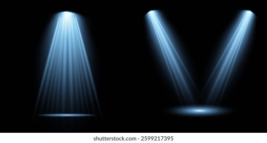 Light blue Star, Soft Sunny Sparkle. Glowing abstract isolated light effects lens. Spotlight and Star with Bokeh and Dust Effect. Glowing Abstract. Lens flash, explosion, spark.