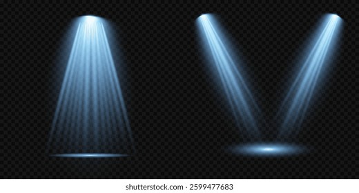 Light blue Star, Soft Sunny Sparkle. Glowing abstract isolated light effects lens. Spotlight and Star with Bokeh and Dust Effect. Glowing Abstract. Lens flash, explosion, spark.