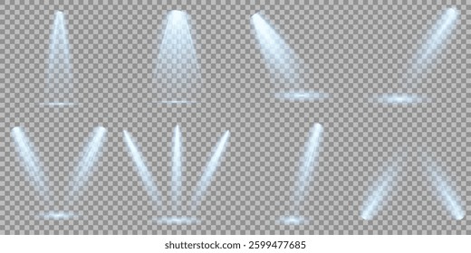 Light blue Star, Soft Sunny Sparkle. Glowing abstract isolated light effects lens. Spotlight and Star with Bokeh and Dust Effect. Glowing Abstract. Lens flash, explosion, spark.