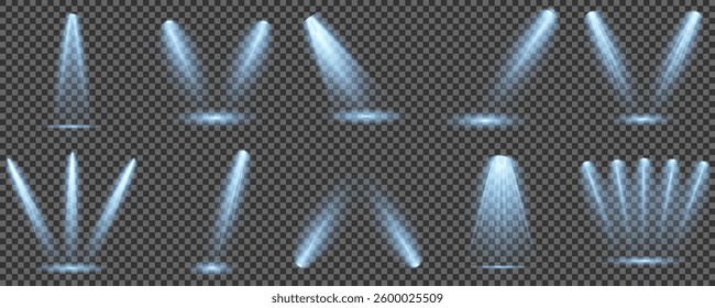 Light blue Star, Soft Sunny Sparkle. Glowing abstract isolated light effects lens. Spotlight and Star with Bokeh and Dust Effect. Glowing Abstract. Lens flash, explosion, spark.