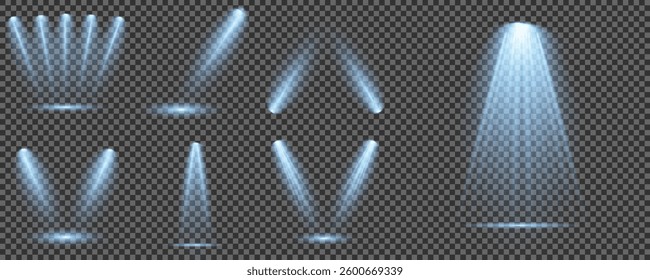 Light blue Star, Soft Sunny Sparkle. Glowing abstract isolated light effects lens. Spotlight and Star with Bokeh and Dust Effect. Glowing Abstract. Lens flash, explosion, spark.