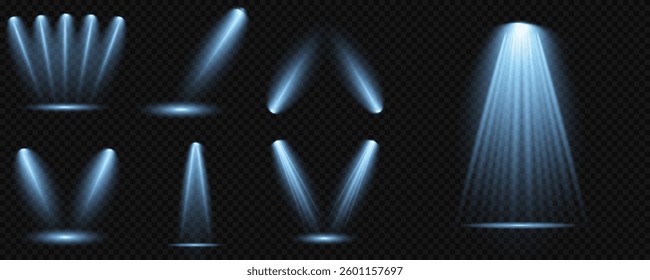 Light blue Star, Soft Sunny Sparkle. Glowing abstract isolated light effects lens. Spotlight and Star with Bokeh and Dust Effect. Glowing Abstract. Lens flash, explosion, spark.