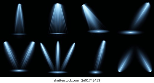 Light blue Star, Soft Sunny Sparkle. Glowing abstract isolated light effects lens. Spotlight and Star with Bokeh and Dust Effect. Glowing Abstract. Lens flash, explosion, spark.