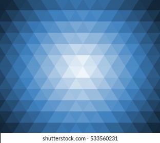 Light blue texture  triangles background.Abstract background consisting of triangles/