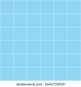 Light Blue Tile Pattern with Grid Design and Abstract Symmetry Art