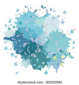 Light blue tone paint background
