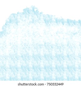 light blue transparent watercolor lace pattern one white background, vector illustration