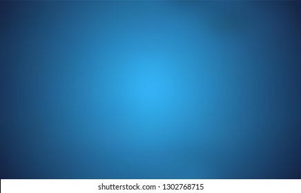 Light Blue Trendy Wide Screen Gradient Background. Defocused Soft Blurred Backdrop. Wide HD Screen format ratio. Vector texture easily scalable to the desired size.