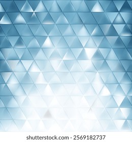 Light Blue Triangle Background Template