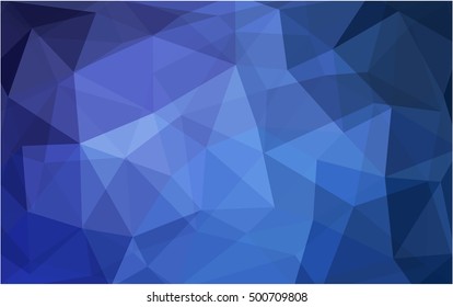 Light blue triangle mosaic background. A sample with polygonal shapes. The template can be used as a background for cell phones.