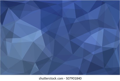 Light blue triangle mosaic template. An elegant bright illustration with gradient. The template can be used as a background for cell phones.
