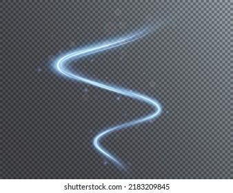 Light blue Twirl. Curve light effect of blue line. Luminous blue circle. Light blue pedistal, podium, platform, table. Vector PNG. Vector illustration