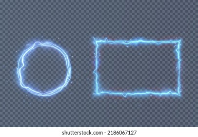 Light blue Twirl. Curve light effect of blue line. Luminous blue circle. PNG Light neon pedistal, podium, platform, table. Vector PNG.