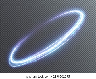 Light blue Twirl. Curve light effect of blue line. Luminous blue circle. Light blue pedistal, podium, platform, table. Vector PNG. Vector illustration	
