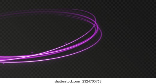 Light blue Twirl. Curve light effect of blue line. Luminous blue circle. Light blue pedistal, podium, platform, table. Vector PNG. Vector illustration 