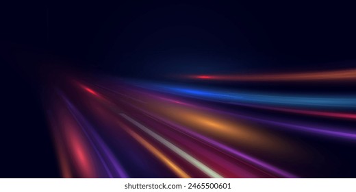 Hellblauer Twirl. Kurvenlicht-Effekt der Neonlinie. Blauer Kreis. Light neon pedistal, Podium, Plattform, Tisch. Vektorgrafik PNG. Schnellfahrstrecken. Moderner abstrakter High-Speed-Bewegungseffekt png. 	